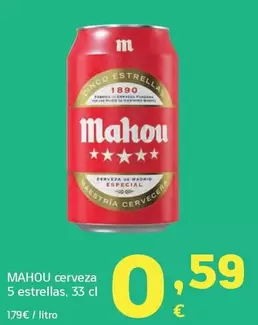 Mahou - Cerveza 5 Estrellas