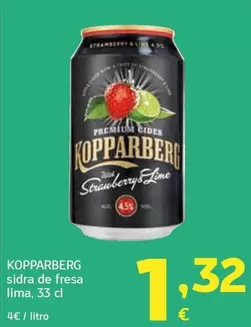 Kopparberg - Sidra De Fresa Lima