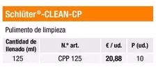Schlüter - CLEAN-CP Pulimento De Limpieza
