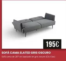 Sofá Cama Elated Gris Oscuro