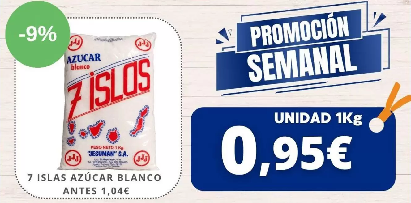7 Islas - Azúcar Blanco