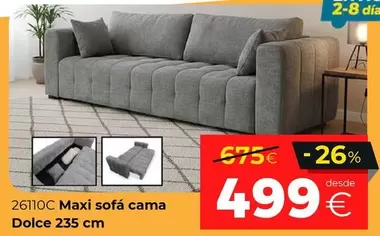 Maxi Sofa Cama Dolce