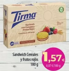 Tirma - Sandwich Cereales Y Frutos Rojos