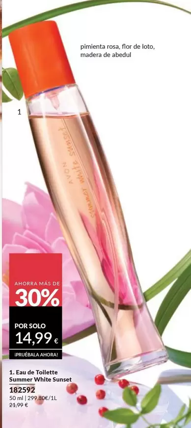 Eau De Toilette Summer White Sunset
