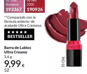 Barra De Labios Ultra Creamy