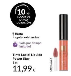 Tinte Labial Líquido Power Stay