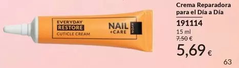 Crema Reparadora Para El Dia A Dia