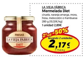 La Vieja Fábrica - Mermelada Diet