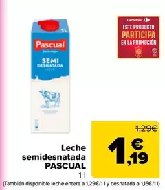 Pascual - Leche Semidesnatada 