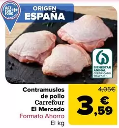 Carrefour El Mercado - Contramuslos De Pollo