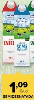 Asturiana - Leche Semidesnatada 