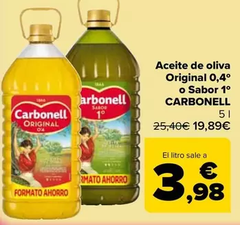 Carbonell - Aceite De Oliva Original O Sabor