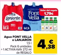 Font Vella/Lanjarom - Agua