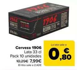 1906 - Cerveza 