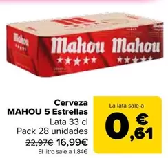 Mahou - Cerveza 5 Estrellas