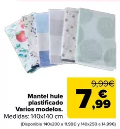 Mantel Hule Plastificado  