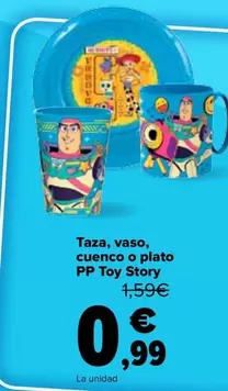 Taza Vaso Cuenco O Plato Pp Toy Story