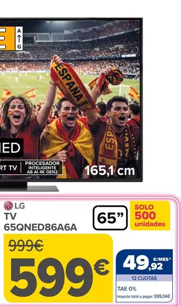 LG - TV 65QNED86A6A