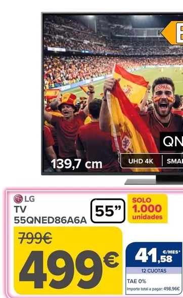 LG - TV 55QNED86A6A