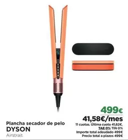 Dyson - Plancha Secador De Pelo