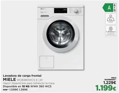 Miele - Lavadora De Carga Frontal