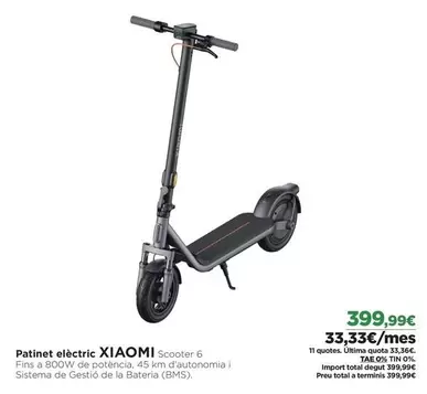 Xiaomi - Patinete Elèctric