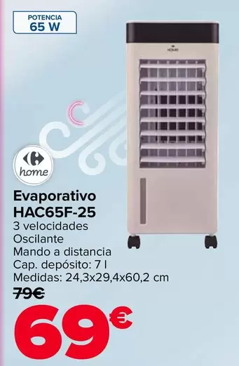 Carrefour Home - Evaporartivo HAC65F-25