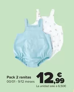 Pack 2 Ranitas