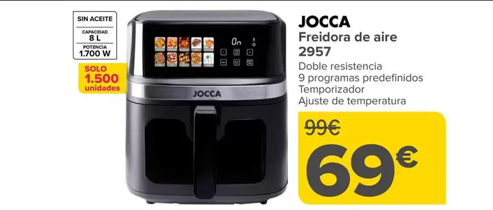 Jocca - Freidora De Aire 2957