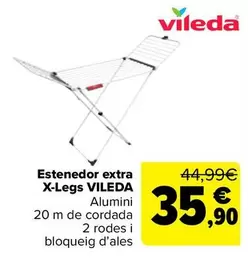 Vileda - Tendedero Extra X-Legs 