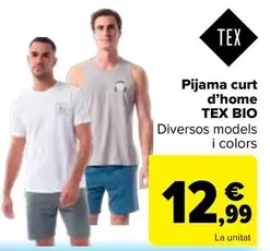 Pijama Corto Hombre Tex Bio