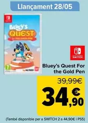 Nintendo SWITCH  - Bluey's Quest For The Gold Pen