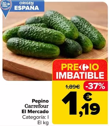 Carrefour El Mercado - Pepino 