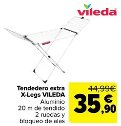 Vileda - Tendedero Extra X-Legs 