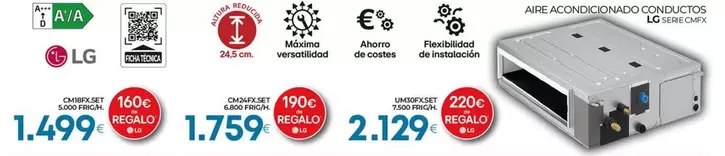LG - Aire Acondicionado Con Luctos