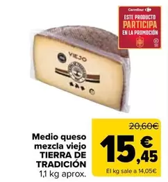 Tierra De Tradicion - Medio Queso Mezcla Viejo 