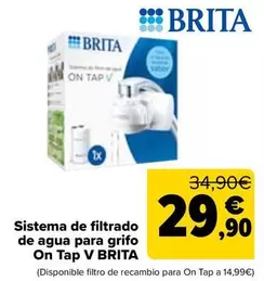 Brita - Sistema De Filtrado De Agua Para Grifo On Tap V