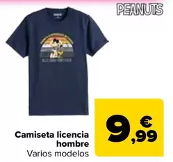 Camiseta Licencia Hombre