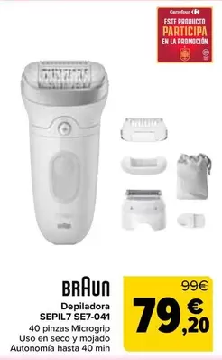 Braun - Depiladora  Sepil7 SE7-041