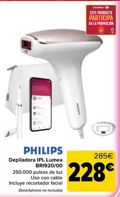 Philips - Depiladora Ipl Lumea BRI920/00