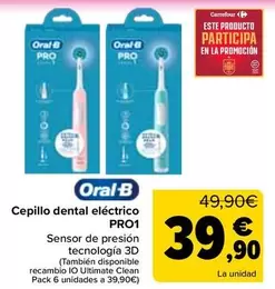 Oral B - Cepillo Dental Electrico Pro1
