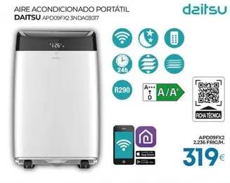 Daitsu - Aire Acondicionado Portátil