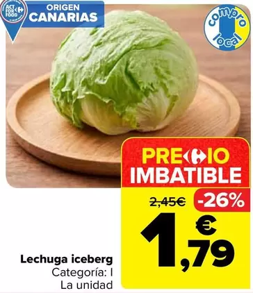 Carrefour El Mercado - Lechuga Iceberg