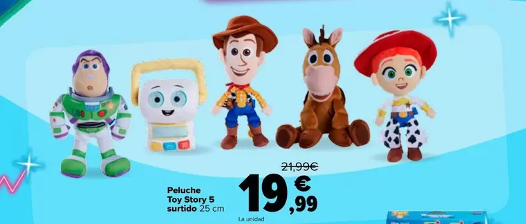 Peluche Toy Story 5 Surtido 25 Cm