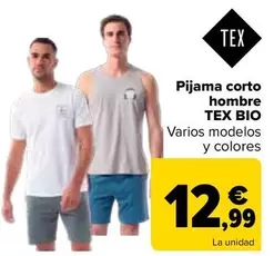 Pijama Corto Hombre Tex Bio