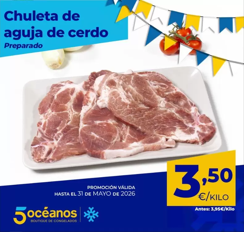 Chuleta De Aguja De Cerdo