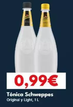 Schweppes - Tónica Original Y Light