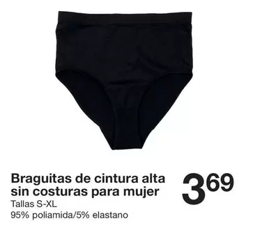 Braguitas De Cintura Alta Sin Costuras Para Mujer