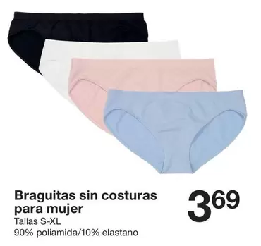 Braguitas Sin Costuras Para Mujer