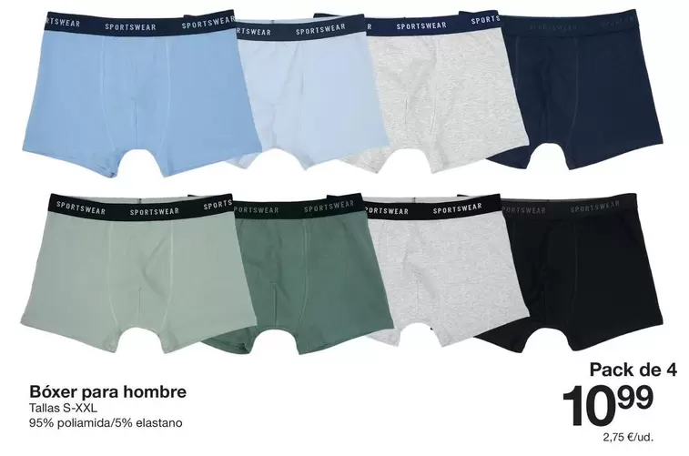 Boxer Para Hombre